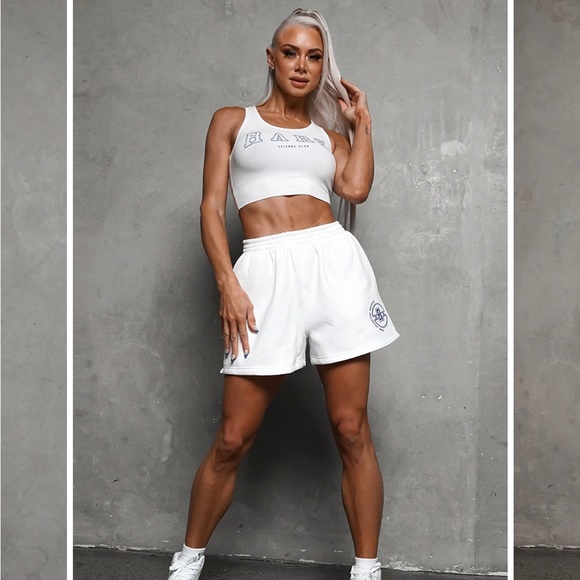 Rare Collective Official cropped tanks x 2 (white and grey) - Picture 5 of 6